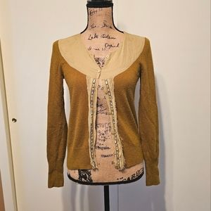 J Crew Jeweled Cardigan S